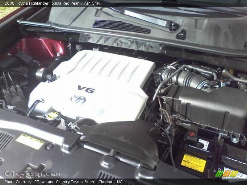 Salsa Red Pearl / Ash Gray 2008 Toyota Highlander