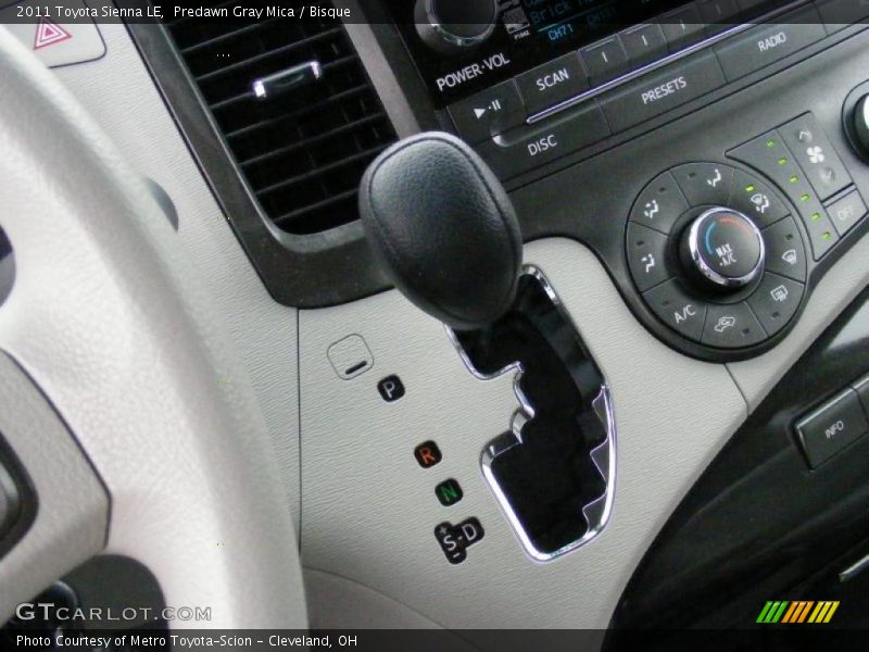 Predawn Gray Mica / Bisque 2011 Toyota Sienna LE