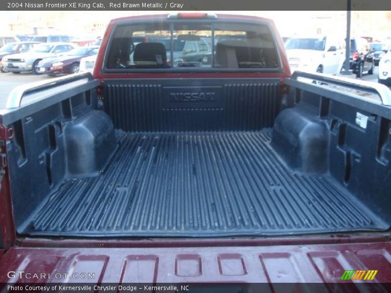 Red Brawn Metallic / Gray 2004 Nissan Frontier XE King Cab