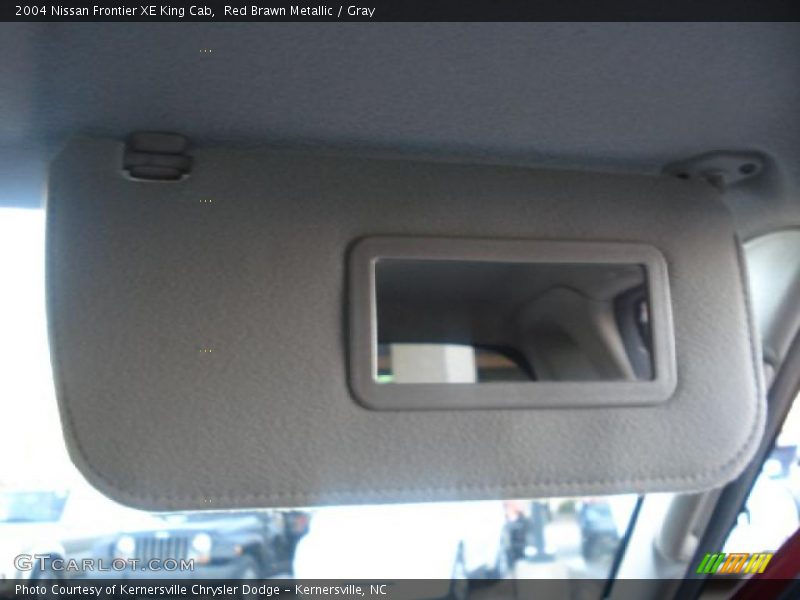 Red Brawn Metallic / Gray 2004 Nissan Frontier XE King Cab