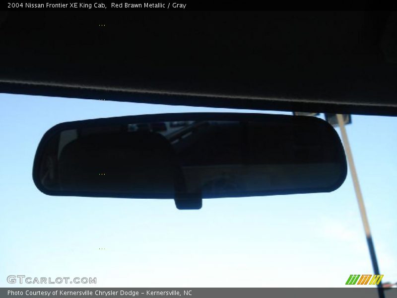 Red Brawn Metallic / Gray 2004 Nissan Frontier XE King Cab