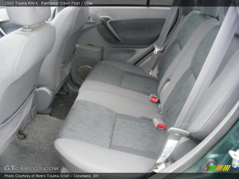 Rainforest Green Pearl / Gray 2003 Toyota RAV4