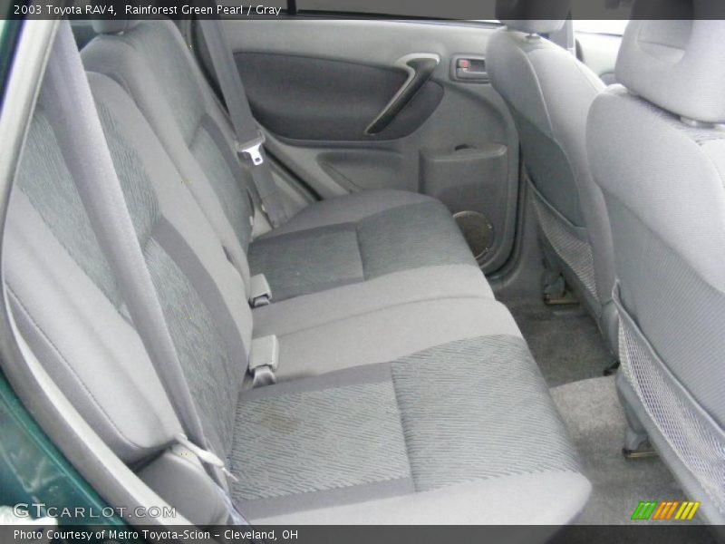 Rainforest Green Pearl / Gray 2003 Toyota RAV4