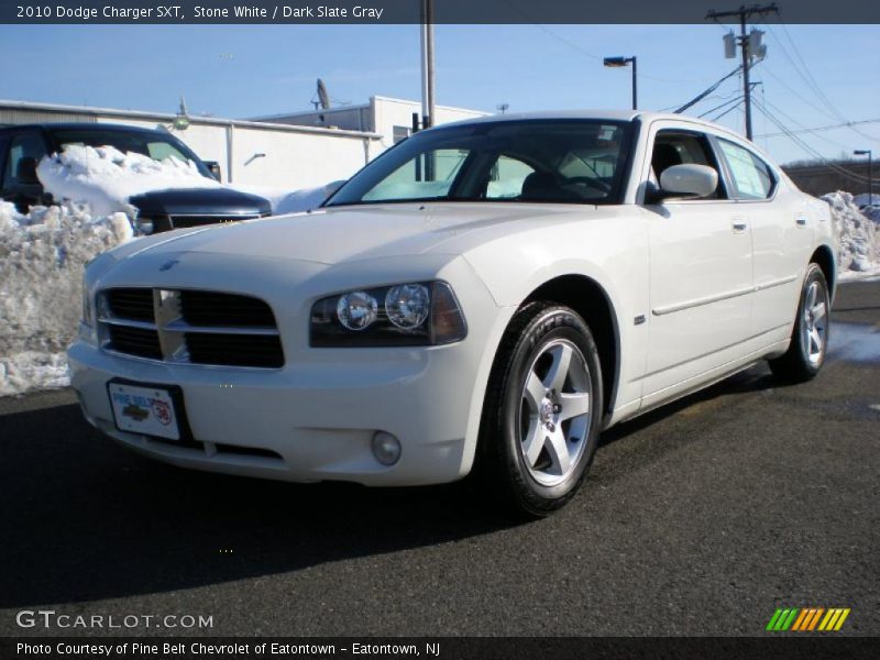 Stone White / Dark Slate Gray 2010 Dodge Charger SXT