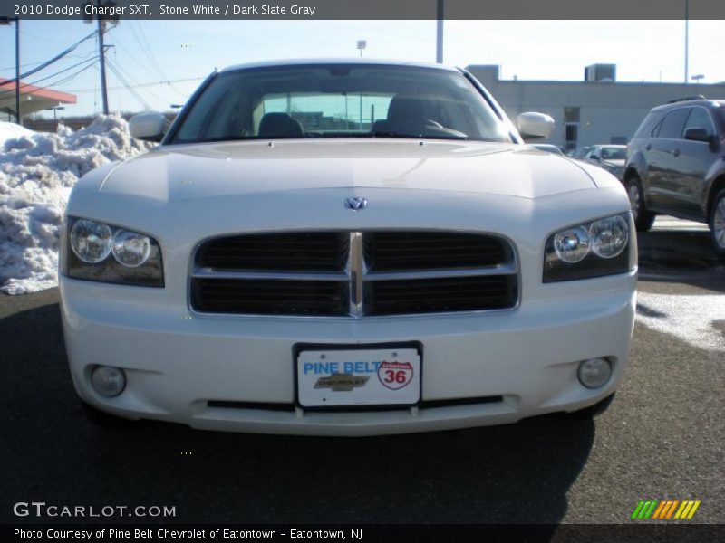 Stone White / Dark Slate Gray 2010 Dodge Charger SXT