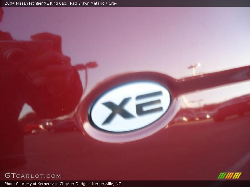 Red Brawn Metallic / Gray 2004 Nissan Frontier XE King Cab