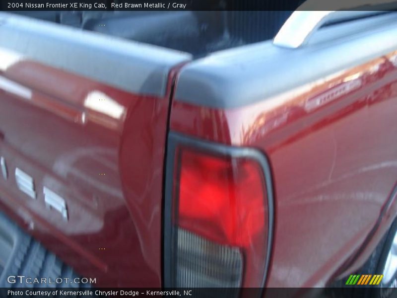 Red Brawn Metallic / Gray 2004 Nissan Frontier XE King Cab