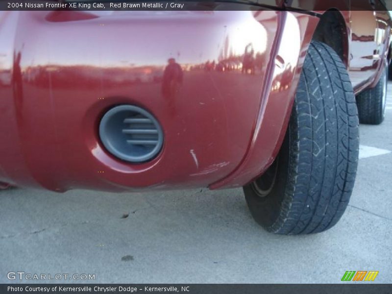 Red Brawn Metallic / Gray 2004 Nissan Frontier XE King Cab