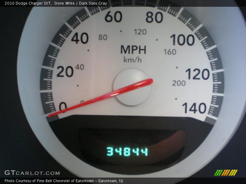 Stone White / Dark Slate Gray 2010 Dodge Charger SXT