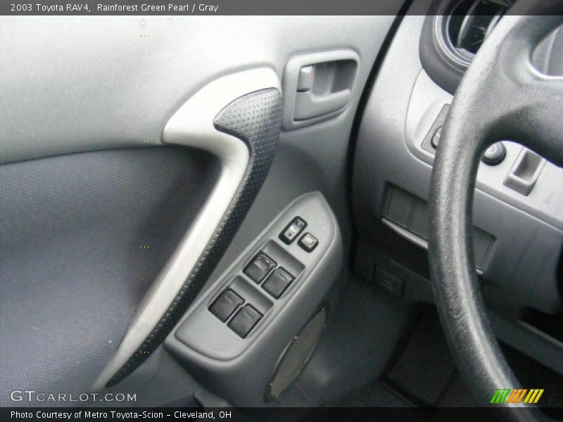 Rainforest Green Pearl / Gray 2003 Toyota RAV4