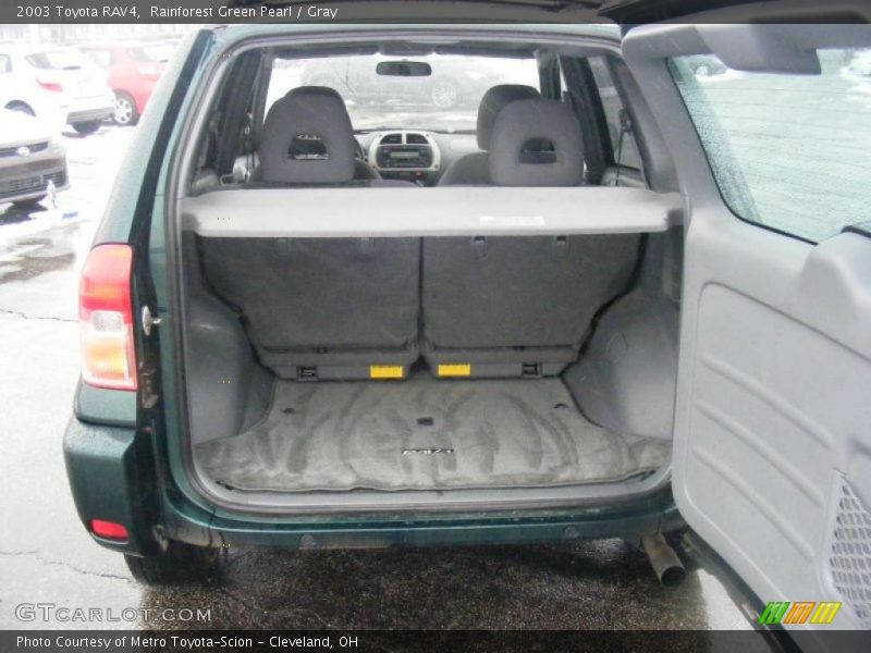 Rainforest Green Pearl / Gray 2003 Toyota RAV4