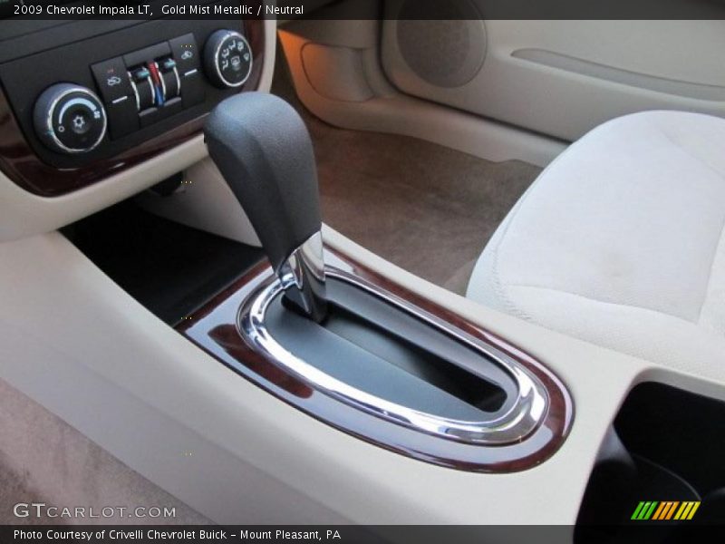 Gold Mist Metallic / Neutral 2009 Chevrolet Impala LT