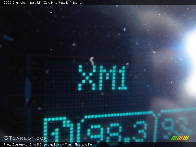 Gold Mist Metallic / Neutral 2009 Chevrolet Impala LT