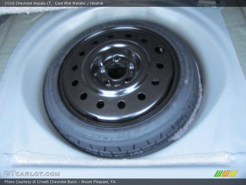 Gold Mist Metallic / Neutral 2009 Chevrolet Impala LT