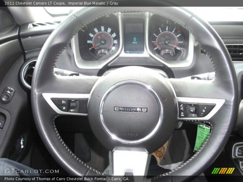 Imperial Blue Metallic / Gray 2011 Chevrolet Camaro LT Coupe