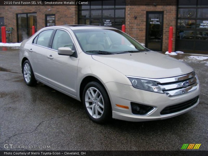Smokestone Metallic / Camel 2010 Ford Fusion SEL V6