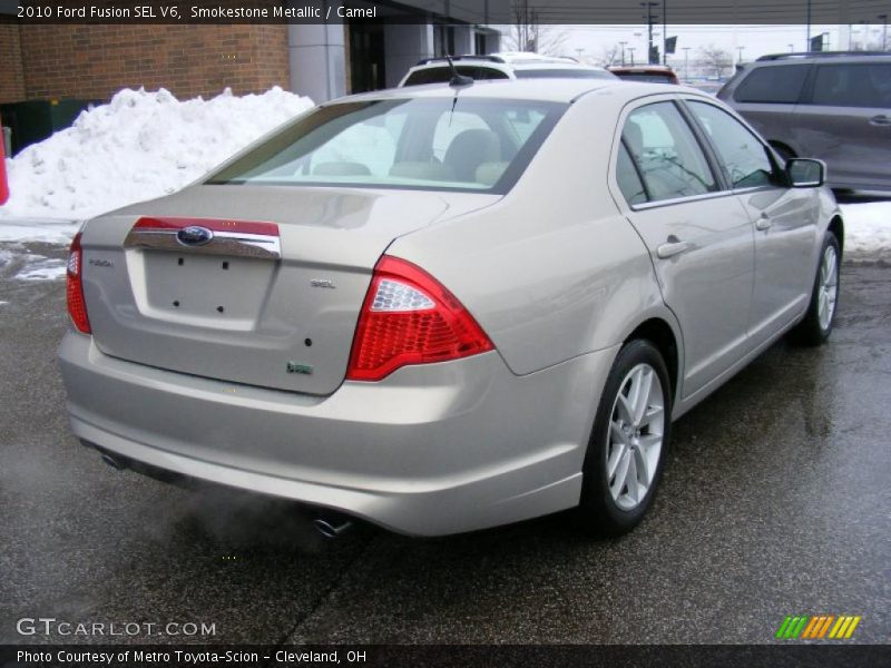 Smokestone Metallic / Camel 2010 Ford Fusion SEL V6
