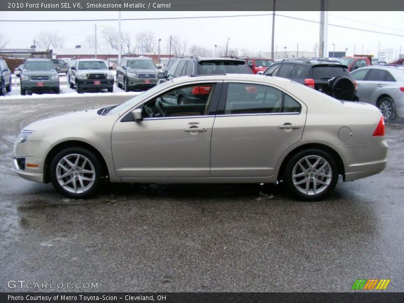 Smokestone Metallic / Camel 2010 Ford Fusion SEL V6