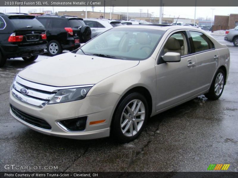 Smokestone Metallic / Camel 2010 Ford Fusion SEL V6