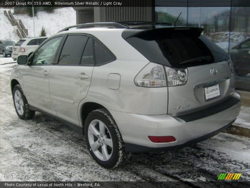 Millennium Silver Metallic / Light Gray 2007 Lexus RX 350 AWD