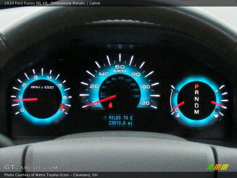 Smokestone Metallic / Camel 2010 Ford Fusion SEL V6