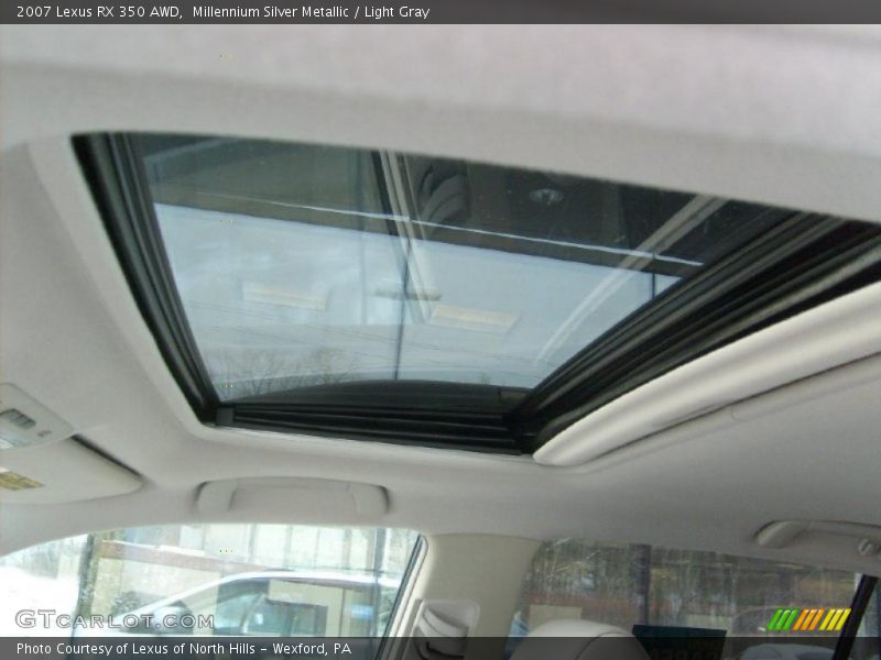 Millennium Silver Metallic / Light Gray 2007 Lexus RX 350 AWD