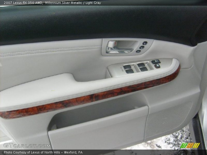Millennium Silver Metallic / Light Gray 2007 Lexus RX 350 AWD