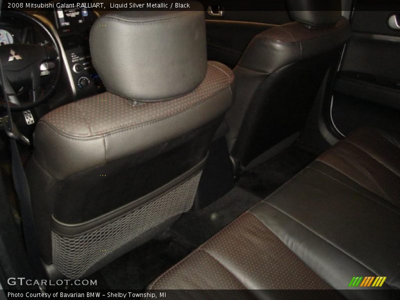 Liquid Silver Metallic / Black 2008 Mitsubishi Galant RALLIART