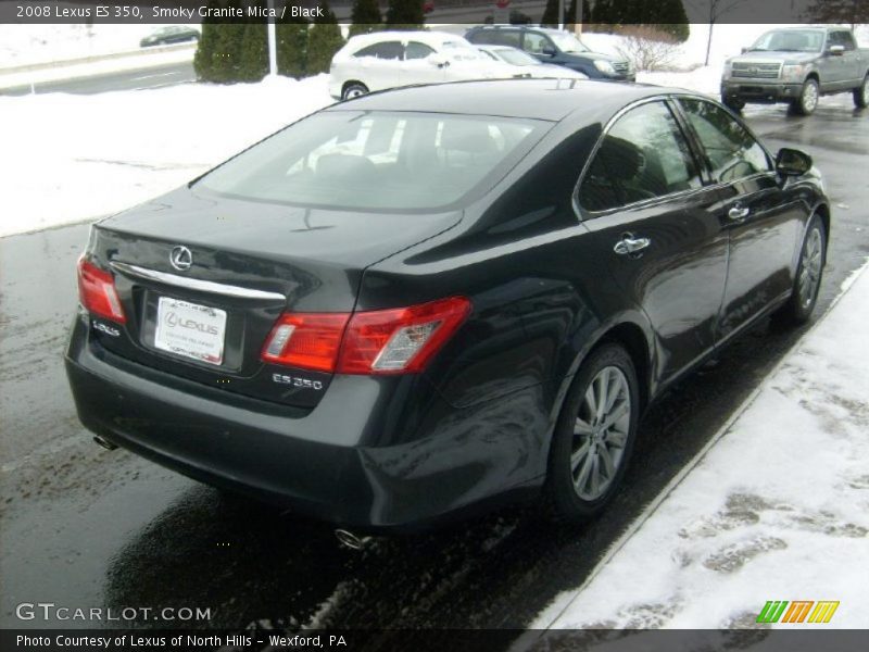 Smoky Granite Mica / Black 2008 Lexus ES 350
