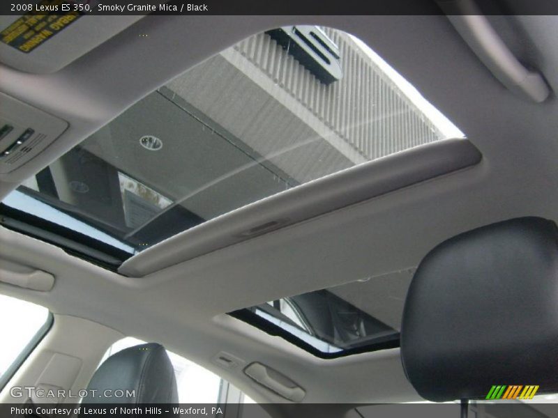 Smoky Granite Mica / Black 2008 Lexus ES 350