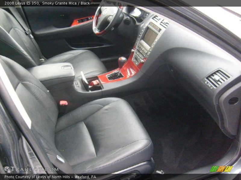 Smoky Granite Mica / Black 2008 Lexus ES 350