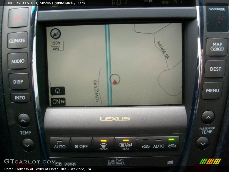 Smoky Granite Mica / Black 2008 Lexus ES 350