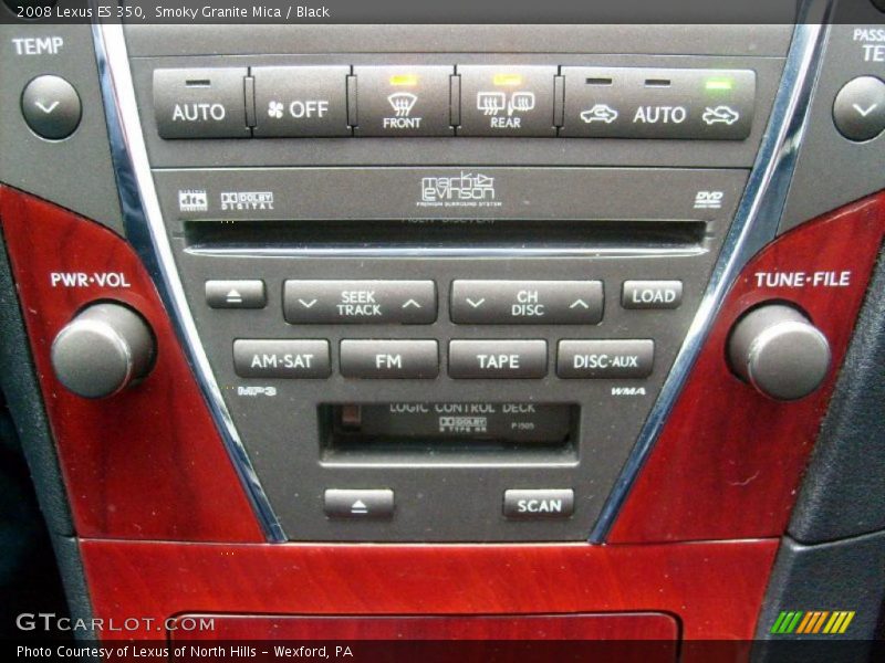 Smoky Granite Mica / Black 2008 Lexus ES 350