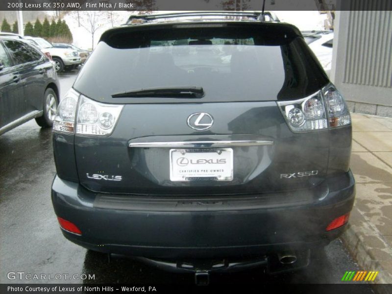 Flint Mica / Black 2008 Lexus RX 350 AWD
