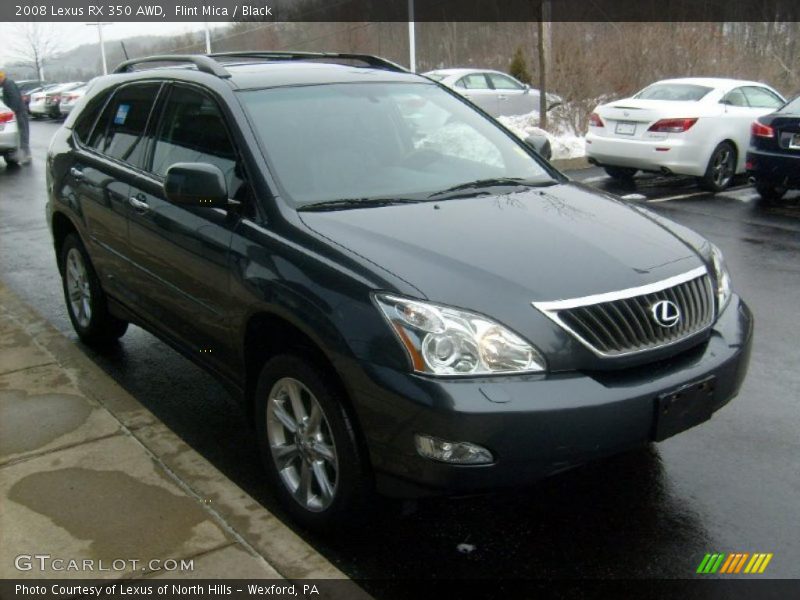 Flint Mica / Black 2008 Lexus RX 350 AWD