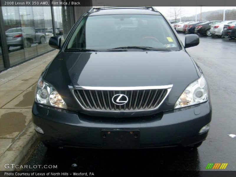 Flint Mica / Black 2008 Lexus RX 350 AWD
