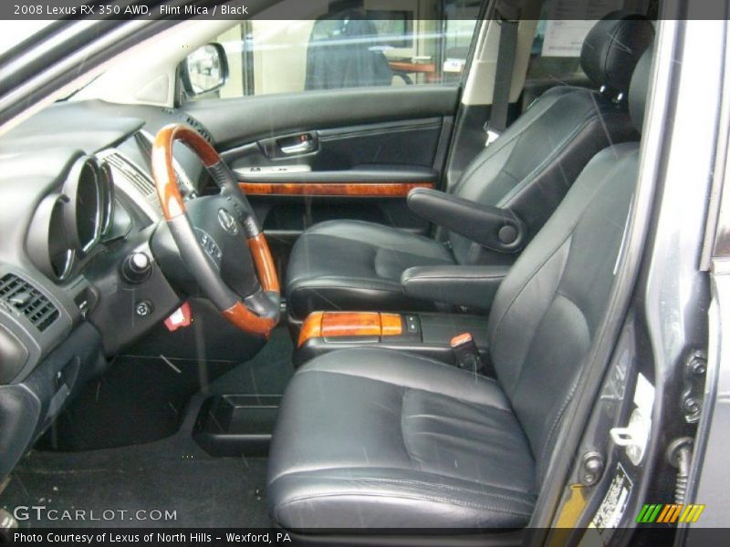 Flint Mica / Black 2008 Lexus RX 350 AWD