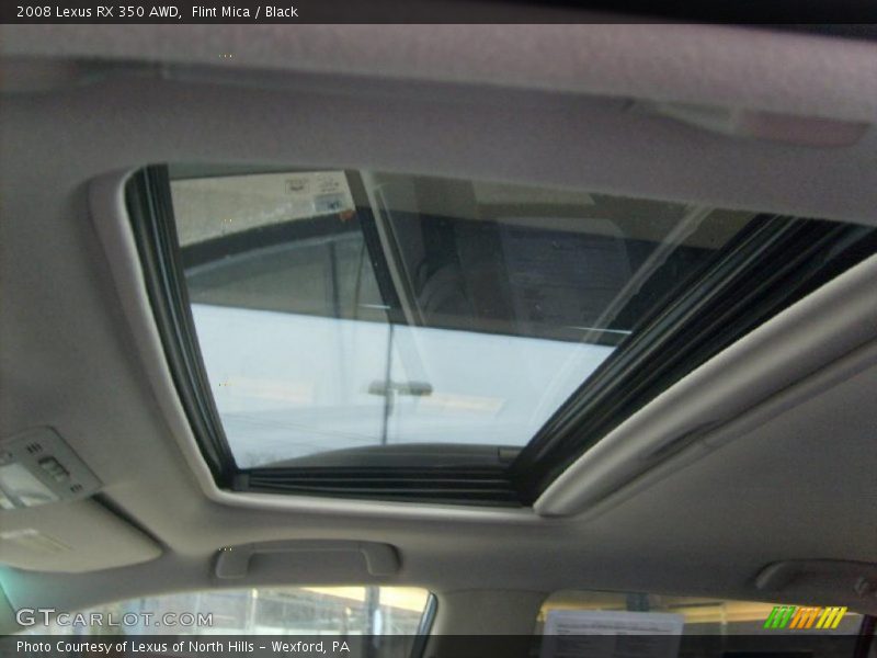 Flint Mica / Black 2008 Lexus RX 350 AWD