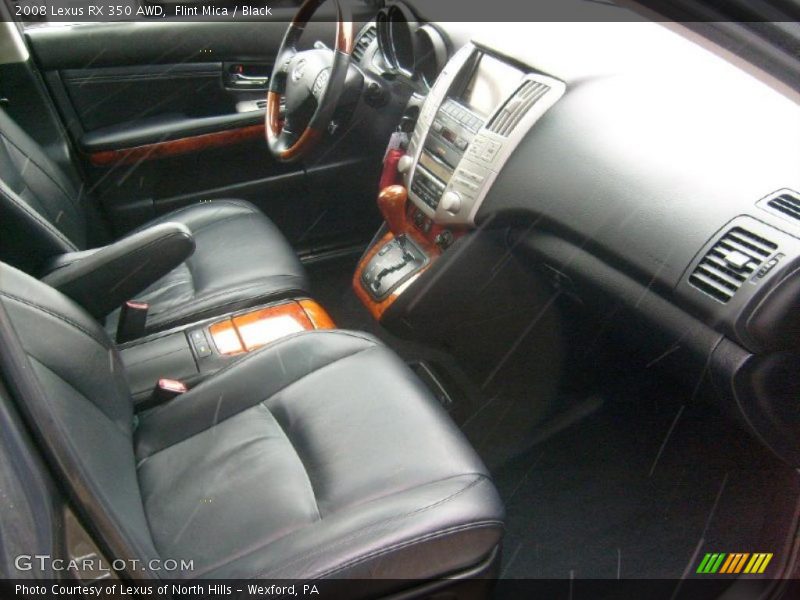 Flint Mica / Black 2008 Lexus RX 350 AWD