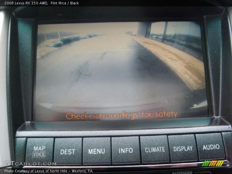 Flint Mica / Black 2008 Lexus RX 350 AWD