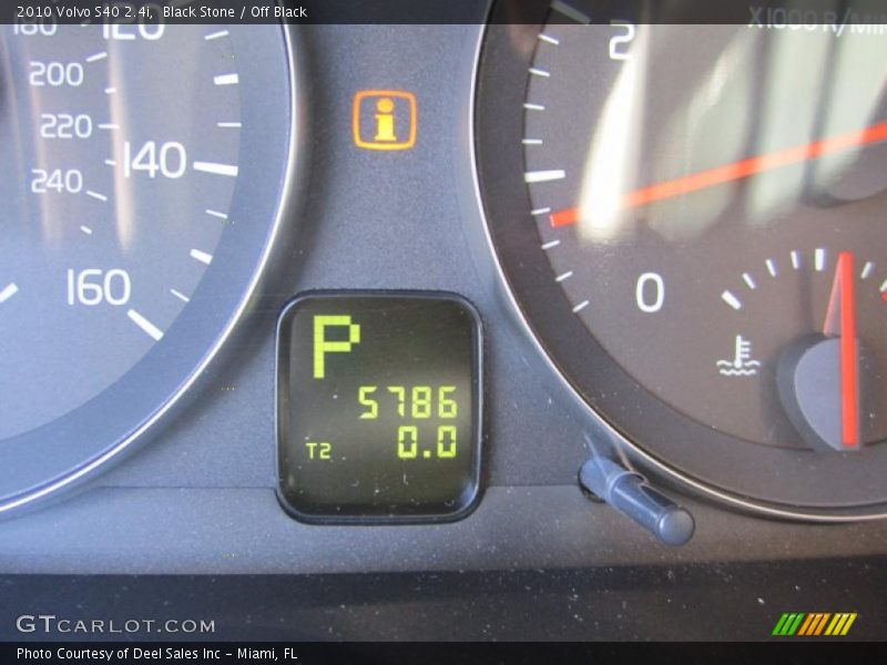 Black Stone / Off Black 2010 Volvo S40 2.4i