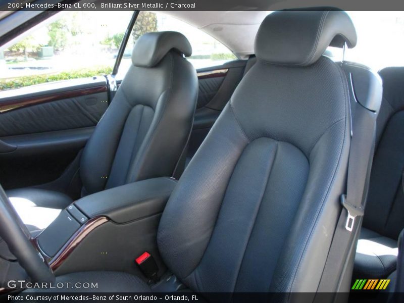 Brilliant Silver Metallic / Charcoal 2001 Mercedes-Benz CL 600