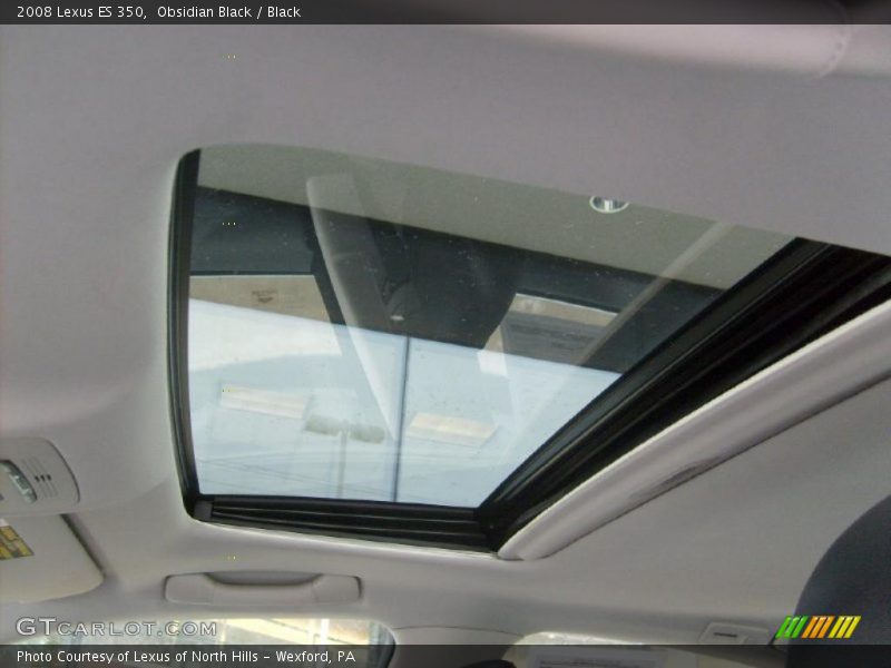 Obsidian Black / Black 2008 Lexus ES 350