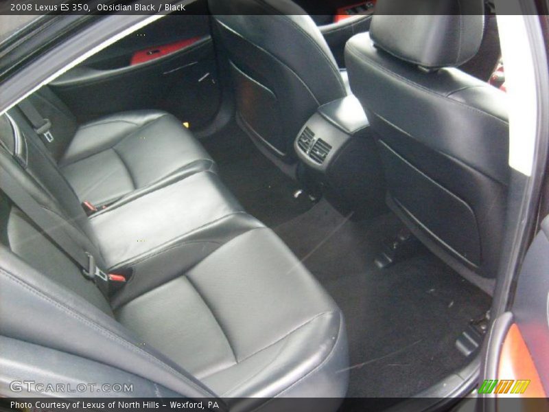 Obsidian Black / Black 2008 Lexus ES 350