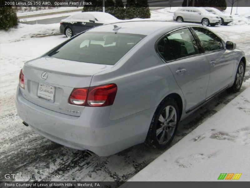 Opaline Pearl / Black 2008 Lexus GS 350 AWD