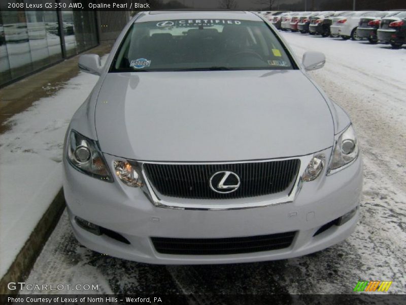 Opaline Pearl / Black 2008 Lexus GS 350 AWD