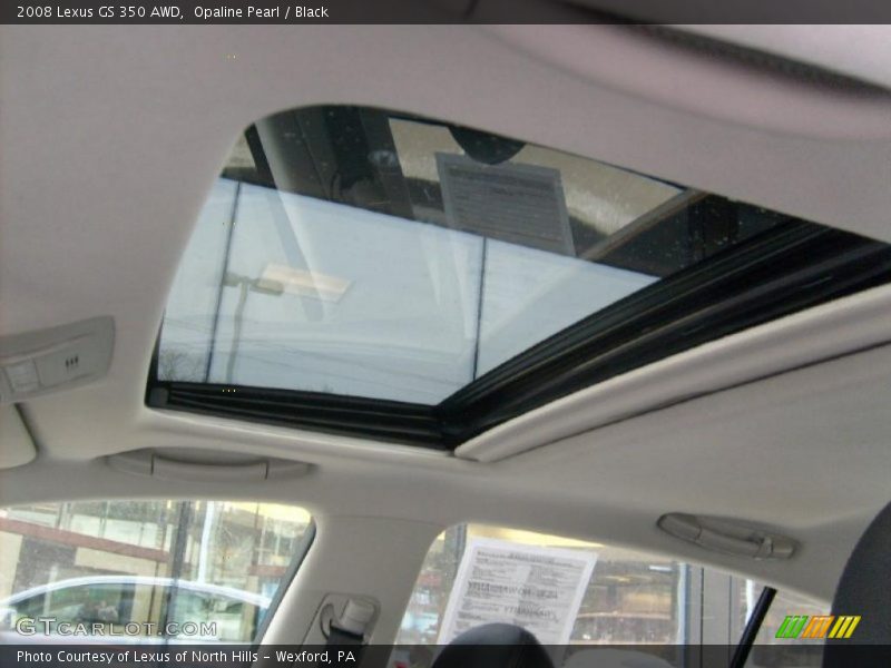 Opaline Pearl / Black 2008 Lexus GS 350 AWD