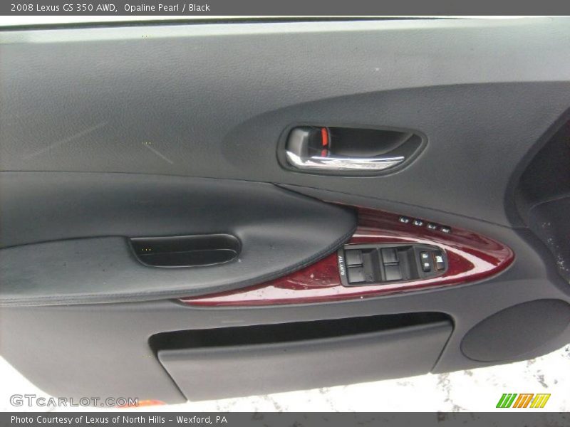 Opaline Pearl / Black 2008 Lexus GS 350 AWD