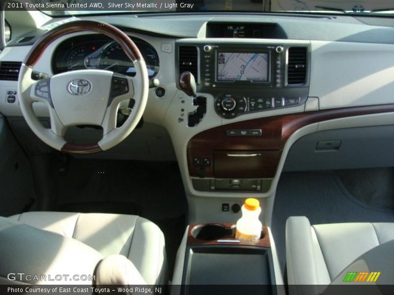 Silver Sky Metallic / Light Gray 2011 Toyota Sienna Limited AWD