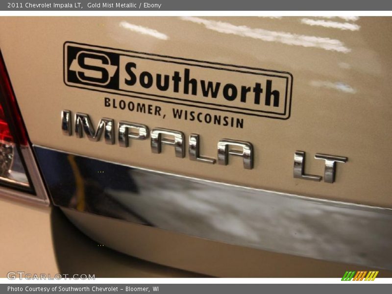 Gold Mist Metallic / Ebony 2011 Chevrolet Impala LT